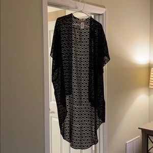 Buddy Love - Yolanda Black S/M Kimono- New